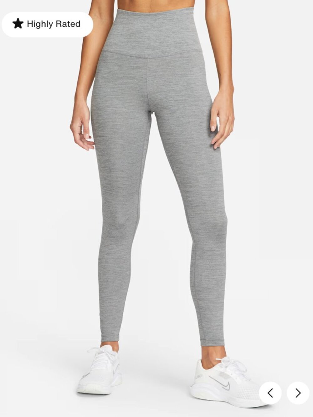 🔥 EUC Nike One Women's Dri-FIT High-Waisted Full-Length Leggings :: SIZE XS 🔥
